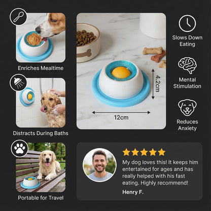 Wallure calming lick bowl