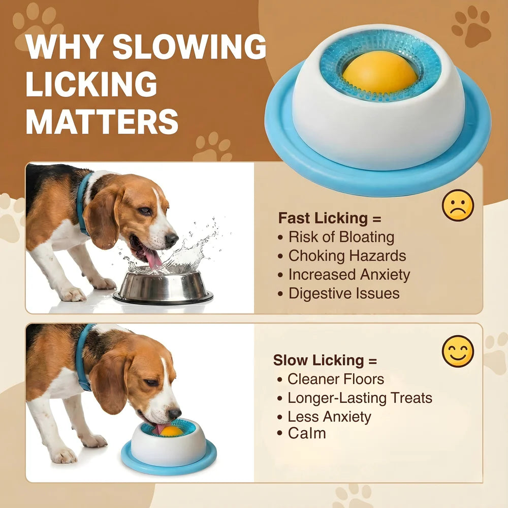 Wallure calming lick bowl